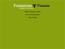 Tablet Screenshot of formazionefinanza.com